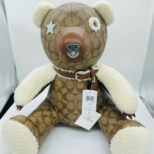 COACH Signature 15" Bear Collectible Limited Edition